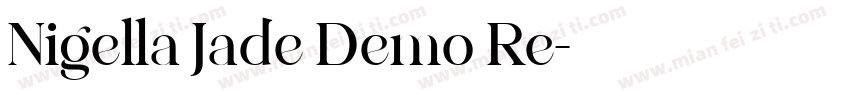 Nigella Jade Demo Re字体转换